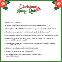 Christmas carol trivia with answers