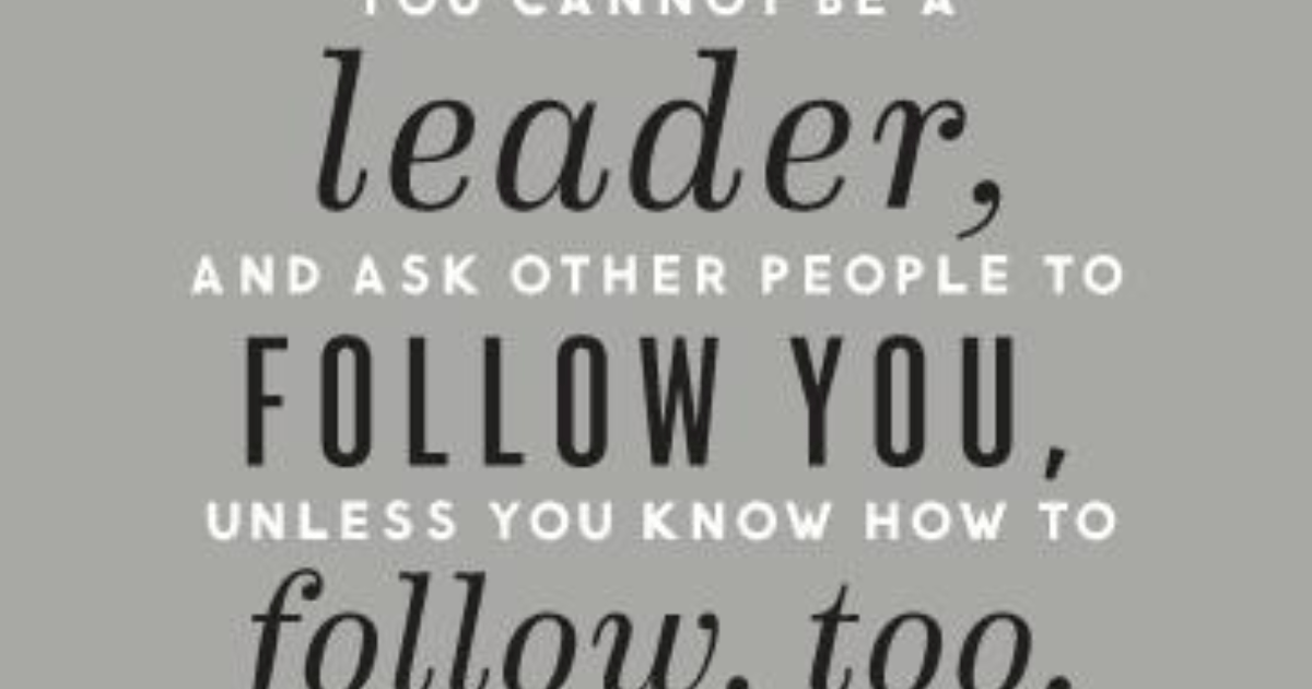 Are you a leader or a follower quiz