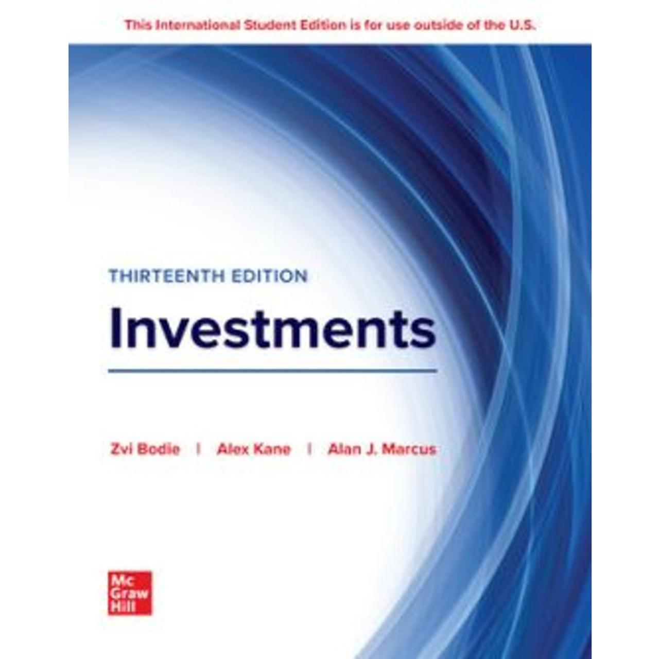 Essentials of investments 12th edition by bodie kane and marcus