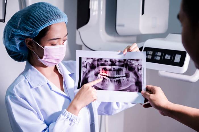 Positioning instruments in digital radiography