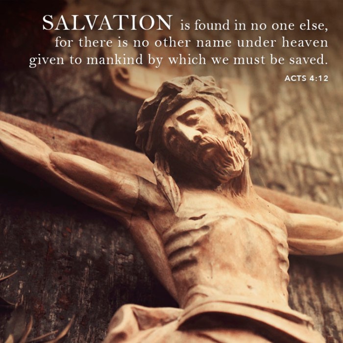 No person currently possesses ultimate salvation