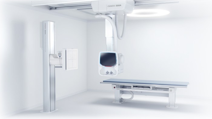 Positioning instruments in digital radiography