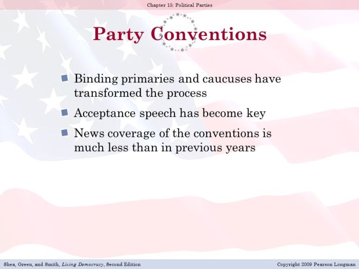 Parties primaries caucuses & conventions answer key